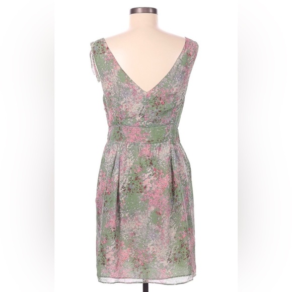 J Crew Silk Caspia Dress, Size 6 - Picture 3 of 4